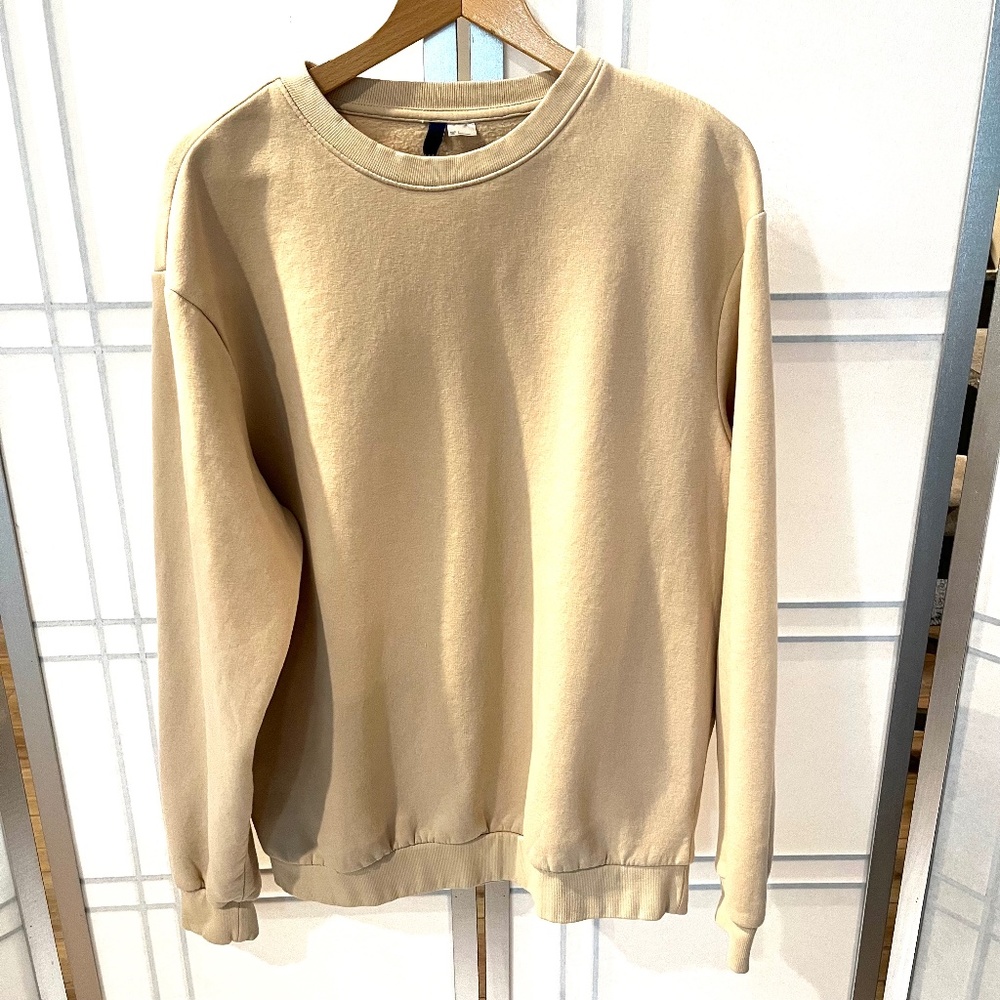 DIVIDED (H&M Brand) Tan Crew Neck Sweatshirt - Size L